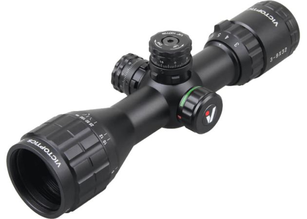 Rifle Scope VictOptics C3 3-9x32 SFP Mil-Dot